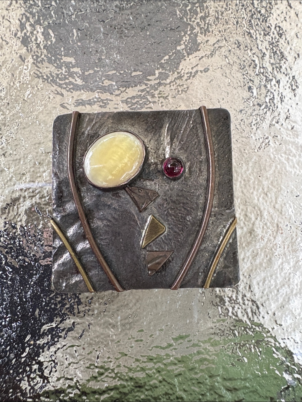 Brutalist Pin